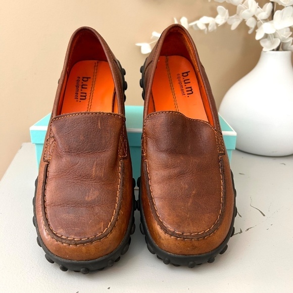 B.U.M. Equipment Leather and Rubber Slip on Shoes in Spice Size 7 - Picture 6 of 17